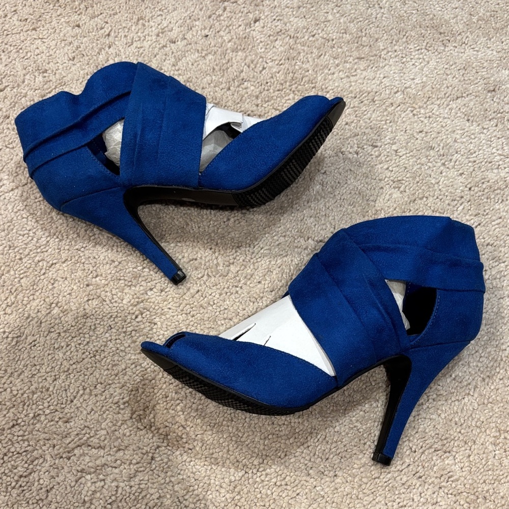 Chic Blue Women's Heels